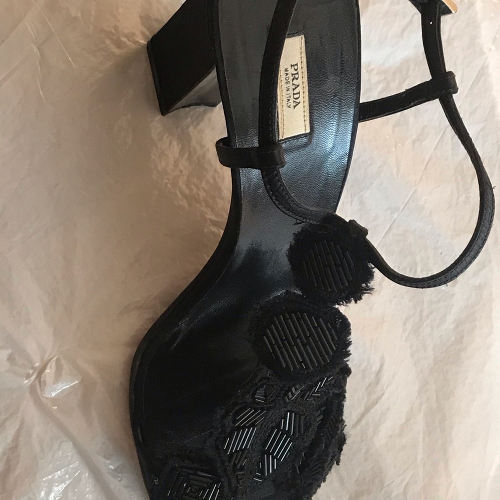 Prada black sandals size 11 - Picture 2 of 12